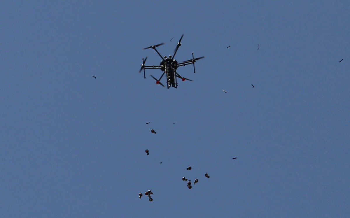 TheCradleMedia's tweet photo. Israeli quadcopters kill at least 60 Palestinians in Gaza since ceasefire, rights group says
——
Israeli quadcopter drones have killed at least 60 Palestinian civilians in Gaza since the so-called ceasefire took effect in October 2025, according to Euro-Med Human Rights Monitor.

The rights group said its field documentation identified repeated attacks involving Israeli drones firing directly at Palestinians, dropping bombs on tents sheltering displaced people and targeting farmers and shepherds near the so-called “yellow line.” It said children, displaced Palestinians and people returning to inspect their homes were among those targeted.

“The repeated occurrence of these incidents after the ceasefire, and the targeting of children, displaced people, farmers, shepherds, and people returning to check on their homes, reveals a continuing pattern of the deliberate killing of Palestinian civilians,” Euro-Med said. Gaza’s Health Ministry says 1,368 Palestinians have been killed in Israeli attacks since the so-called ceasefire began.