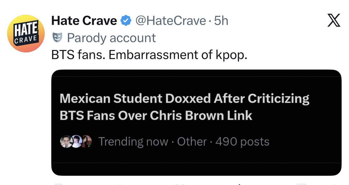 amevvil's tweet photo. keep rporting @/hatecrave to the hybe portal 🙌🏻

there are attached photos and documents in the quoted tweet. 

someone whose own account is completely built on spreading wrong info about bts far too boldly about legality. https://t.co/jIjBug5rtn