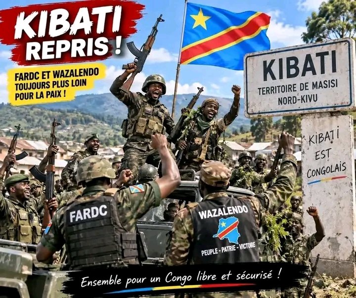 PrefrinaMbz's tweet photo. 🚨🚨🇨🇩🇨🇩BONNE NOUVELLE : LES FARDC REPRENNENT LE VILLAGE STRATEGIQUE DE KIBATI-CENTRE ET MILONGE

Après d’intenses combats, les FARDC, appuyées par les Wazalendo, ont repris le contrôle de Kibati-Centre et de Milonge, dans le territoire de Walikale. 🇨🇩🇨🇩🚨🚨 https://t.co/fnSLAaEKuq