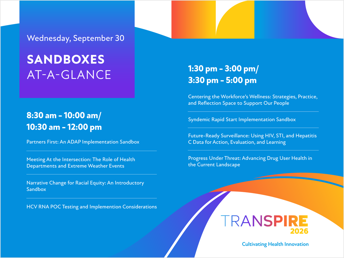 NASTAD's tweet photo. Two weeks out! 🎉 TRANSPIRE 2026 kicks off September 28!  Save the dates and get ready to cultivate change with us. 🌱 #TRANSPIRE2026 #NASTAD https://t.co/2eLDuSzU52