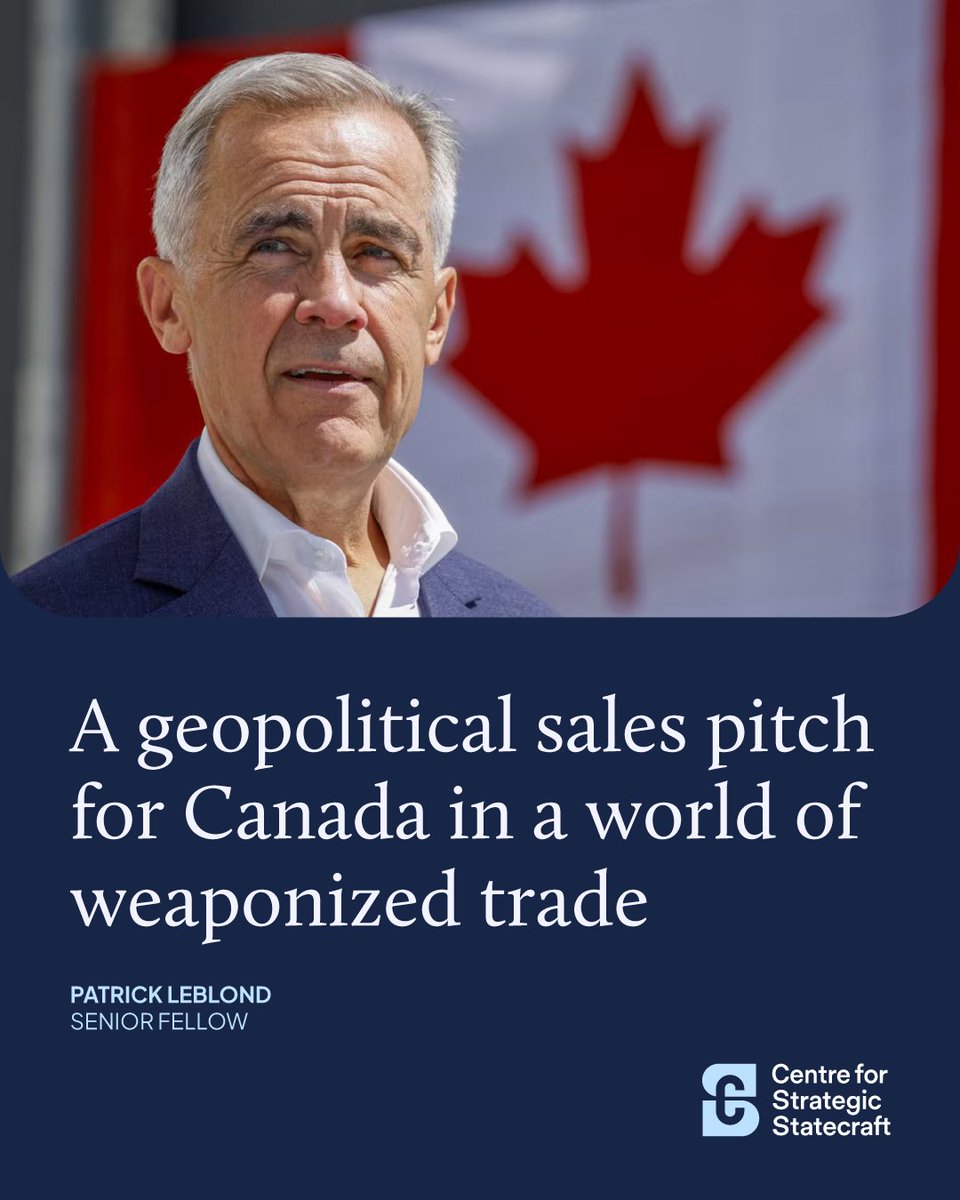 StatecraftOrg's tweet photo. Canada is putting 167 major projects before investors at this week’s summit. CSS Senior Fellow Patrick Leblond argues that Canada’s geography should anchor the pitch. 

“In a world of strategic chokepoints, Canada is a bridge between Asia and Europe.”  

https://t.co/2iDk602jFS https://t.co/9QOP5P7TP1