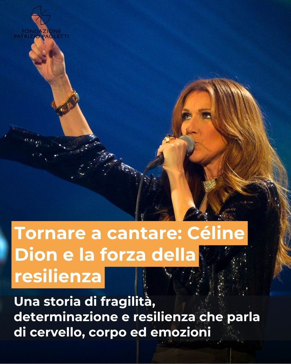 Paoletti_FND's tweet photo. Il 12 settembre, davanti a circa 30.000 persone, Céline Dion, affetta dalla sindrome della persona rigida, è tornata sul palco della Plenitude Arena di Parigi.
Una storia di fragilità, determinazione e resilienza che parla di cervello, corpo ed emozioni 👇
https://t.co/n5S9S8uCFc https://t.co/l3QH5s7NOR