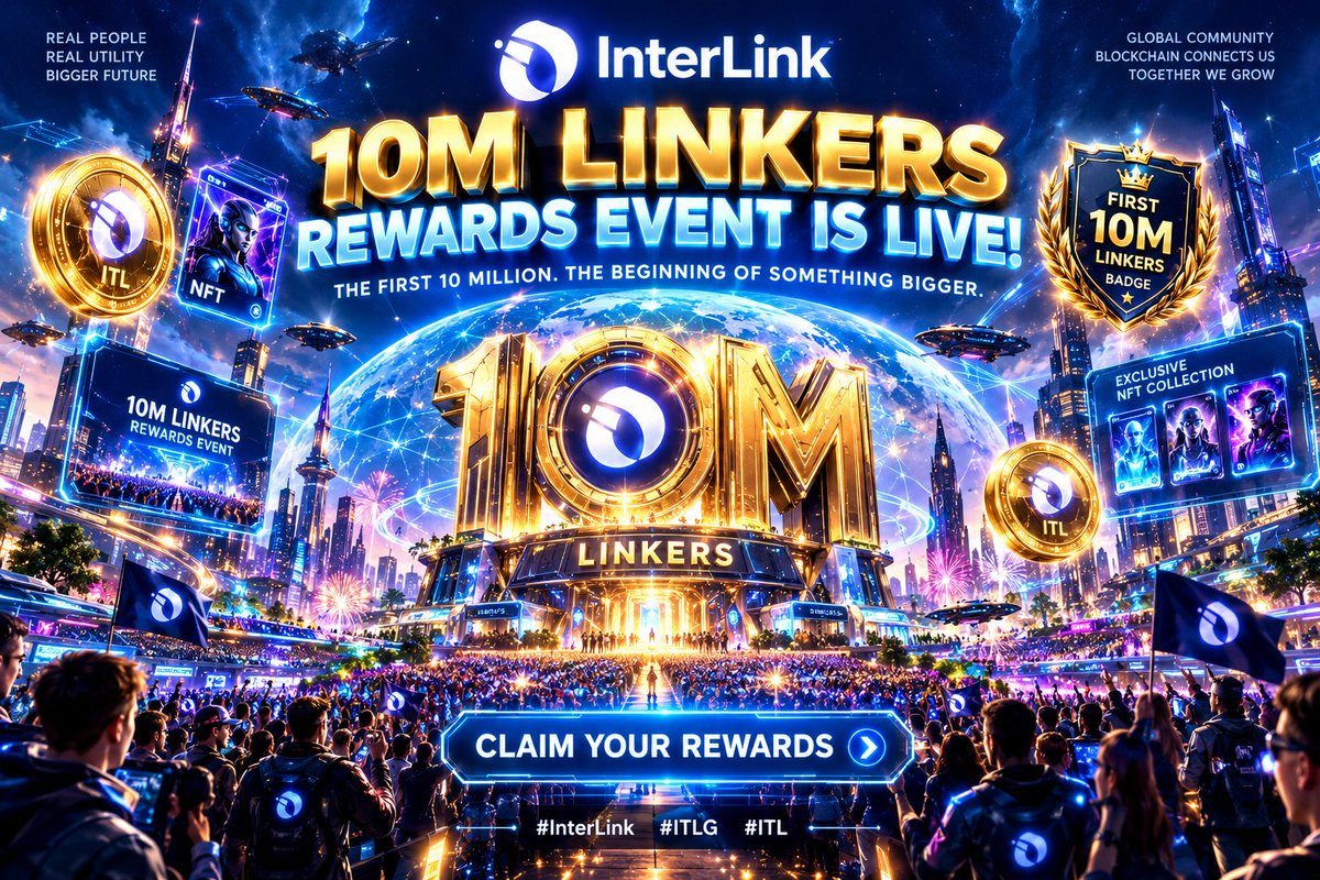 jplu0406's tweet photo. A massive futuristic golden 10M monument stands in the center of a spectacular digital city, surrounded by millions of Linker avatars, glowing ITL coins, exclusive NFT cards, the First 10M Linkers Badge, holographic blockchain networks 

#InterLink #ITLG #ITL. https://t.co/O0ItRhTyaC