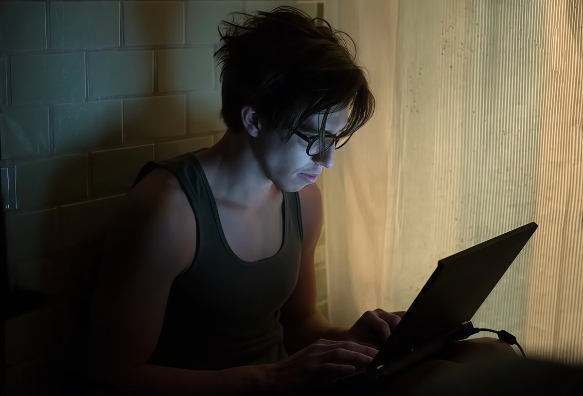 AdrianeBiley's tweet photo. Just watched this mind-bending new sci-fi thriller Echo Signal—plot twists that hit like a freight train and a mind-blowing final scene! 10/10 would bingewatch immediately. https://t.co/kq4oR2zWEa