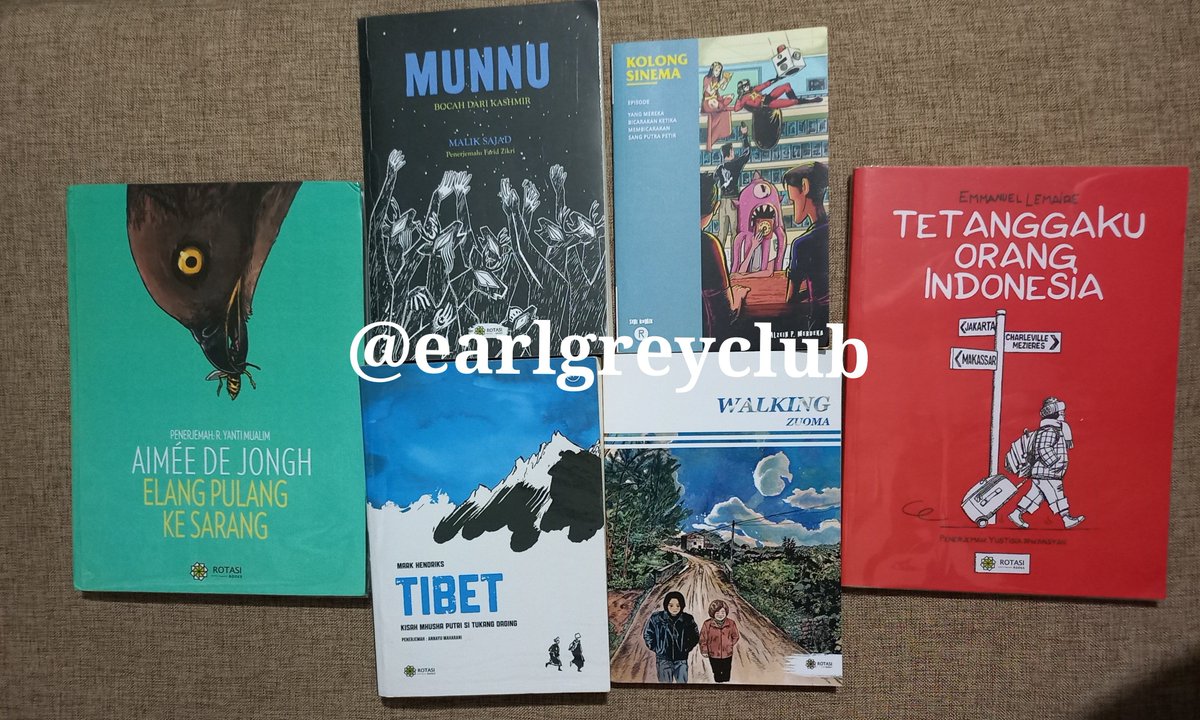 earlgreyclub's tweet photo. 1. Labirin Buku : fokus ke sastra Amerika Latin 
2. Rotasi Books: fokus ke komik/novel grafis
3. Mimamsa: fokus ke sastra India https://t.co/epsPQXMPml