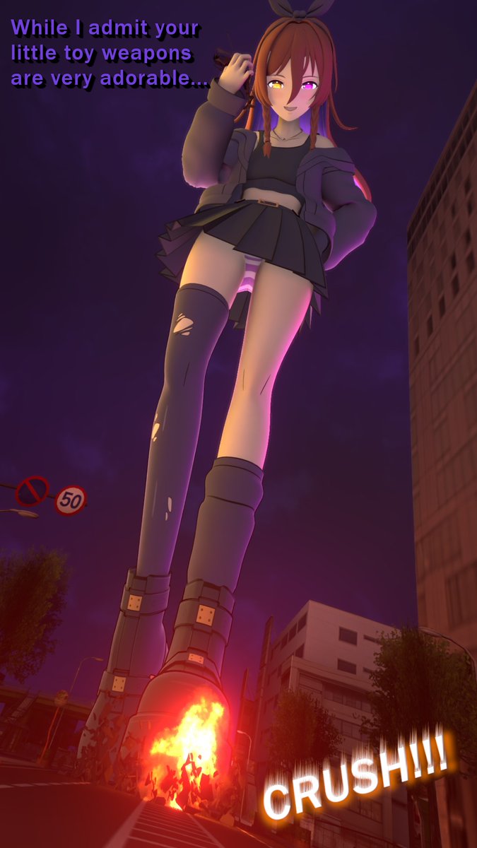LitePixel275's tweet photo. Kanaya's Domain 1

@KanayaDivine visits a planet whose inhabitants don't seem too friendly, I wonder how they'll fare against her...

#giantess #巨大娘 #sizetwitter https://t.co/wCg8ILGuYg