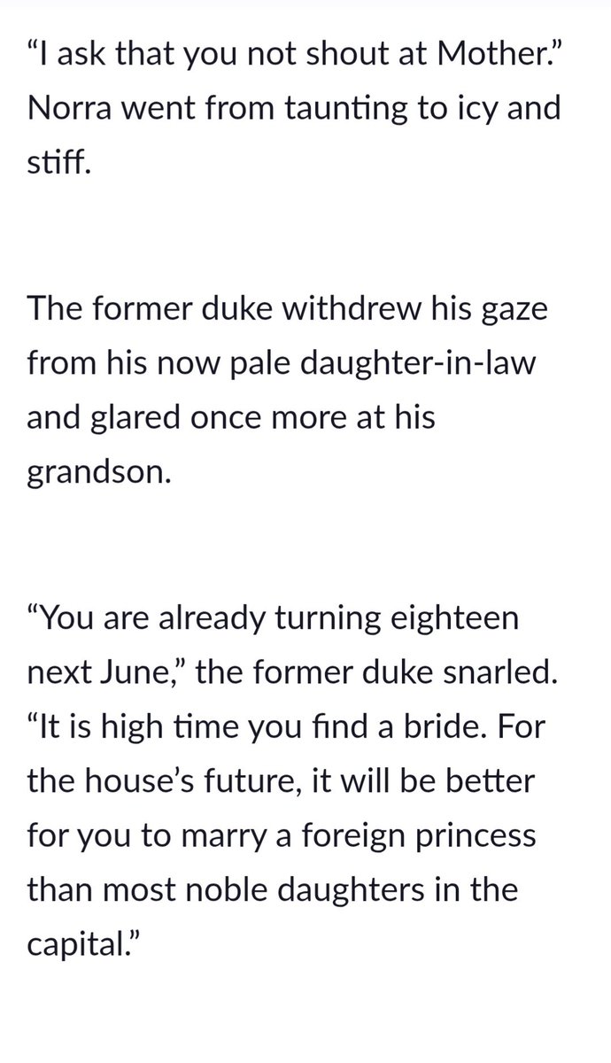 AdamantineW's tweet photo. I was also wondering about whether the artist decided to keep Nora at age 17, as in the novel, which is Jeremy's age, or make him 18, as his birth month was changed to September. Nora's fight with his grandfather is where we found out Nora was 17 in the novel, so we might (+) 🧐 https://t.co/hAZ4hFntQ2
