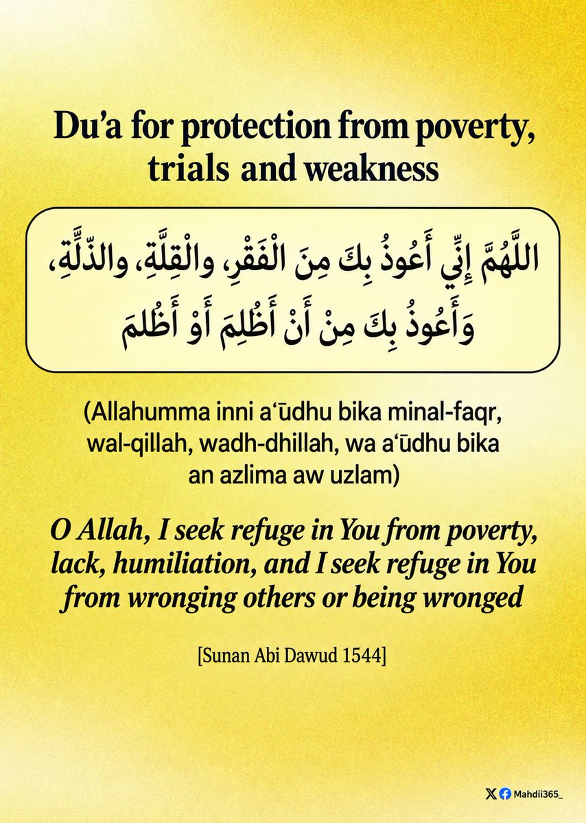 Mahdii365_'s tweet photo. A Duʿa for Strength, Dignity and Protection https://t.co/0Nqr3MvtWg