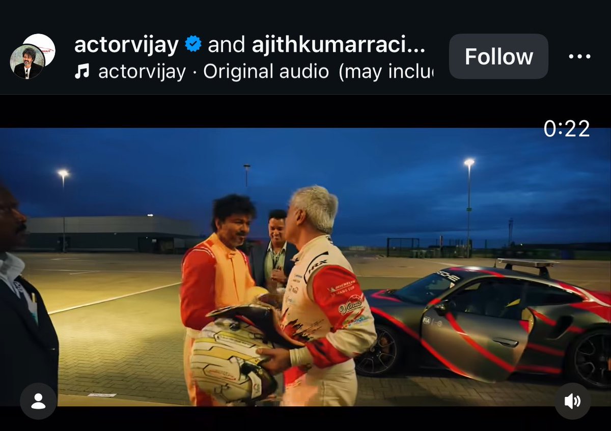 dp_karthik's tweet photo. Wildest collaboration in the history of INSTAGRAM. 🔥👏🏻🥵

@actorvijay x @Akracingoffl https://t.co/3XsifV3Qdt