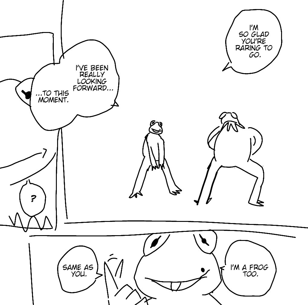 Mothdud1's tweet photo. Ouu shit, Constantine and Kermit finally meet
#Muppetbachi https://t.co/dl0kevLdrP