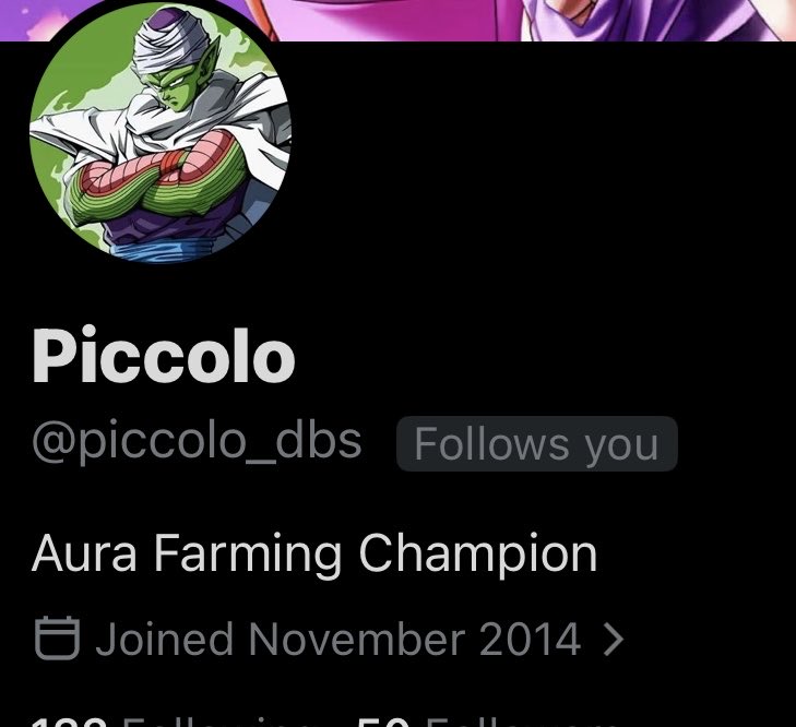 SeeReax's tweet photo. @piccolo_dbs @Ishtar_ygo the guy literally larping as piccolo https://t.co/6OMpbM8Dsj