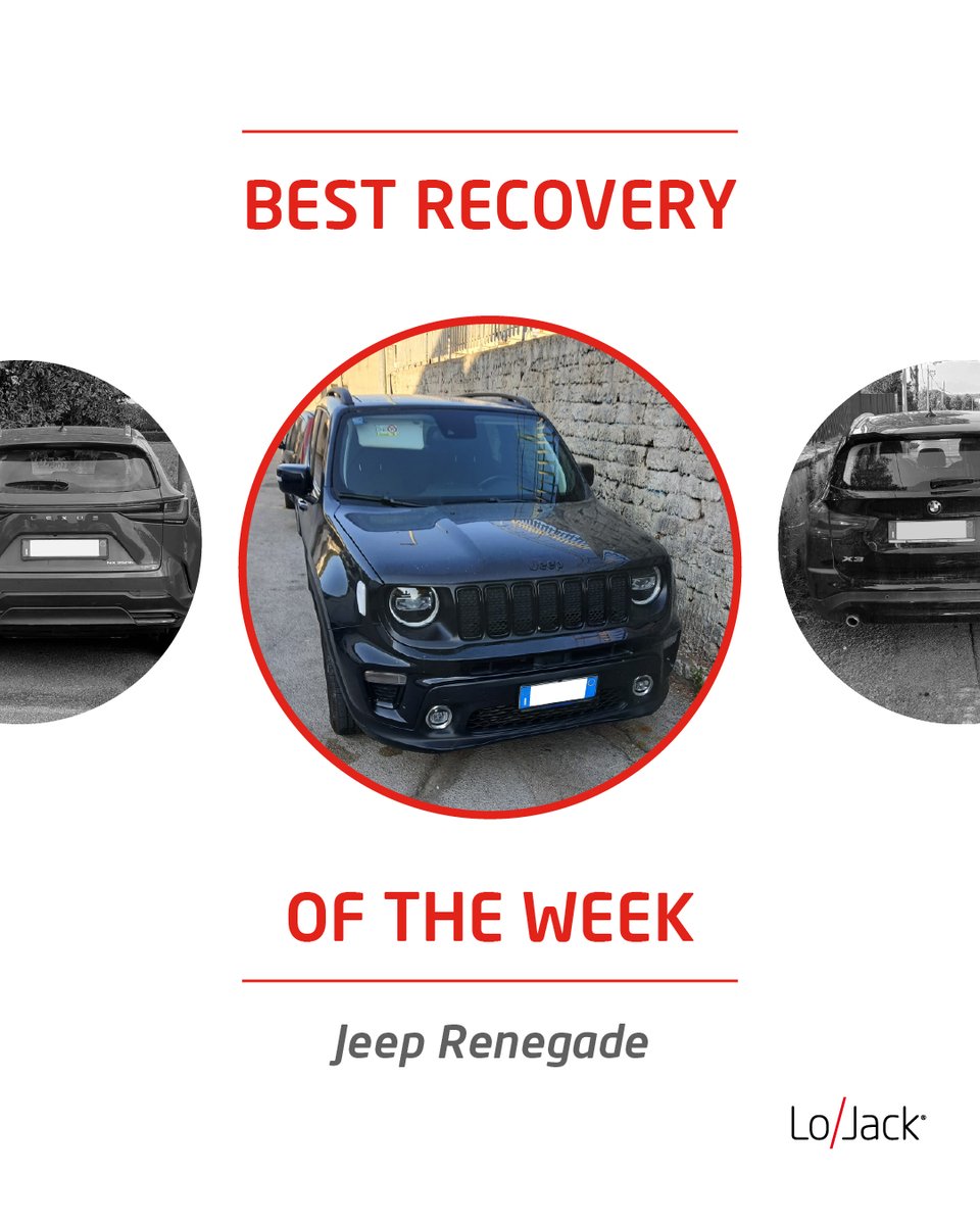 LoJackItalia's tweet photo. Jeep Renegade rubata a Napoli (NA) è stata recuperata nella stessa città grazie alla tecnologia MESH LoJack.
🔗 Scopri di più sulla tecnologia Mesh di LoJack: https://t.co/wT3ps8CswY
#LoJack #RecoveryOfTheWeek #BestRecovery #ForzeDellOrdine #MESH #JeepRenegade https://t.co/AQwqy5OBrU
