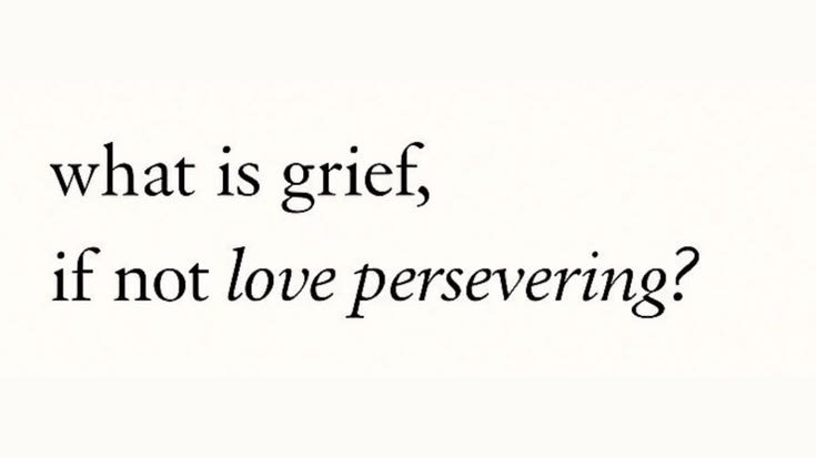 Lovandfear's tweet photo. what is grief, if not love persevering? https://t.co/vq7KWjatgf