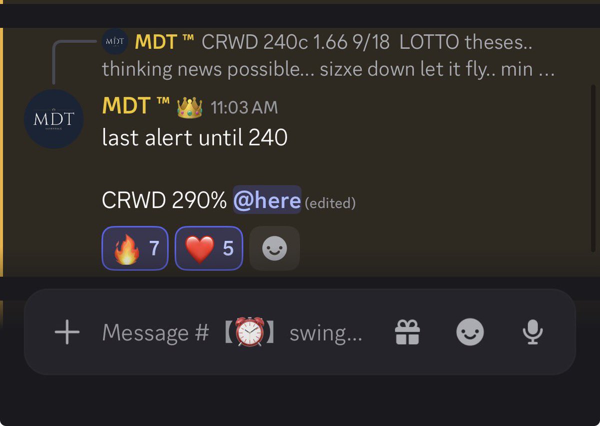mattydaytrades_'s tweet photo. Dialed in

YOU and ME

Team paiidddd

$CRWD https://t.co/F5xFdXM8os