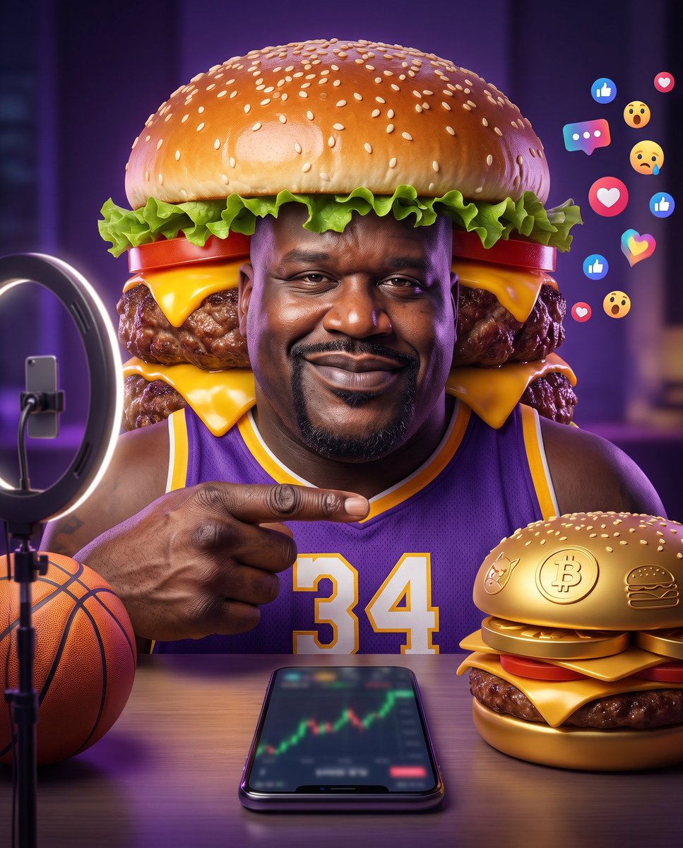 Omealonsol's tweet photo. Chat, we’re not selling the dip — we’re eating it. 🍔📉📈 https://t.co/Cn7PiGcioV