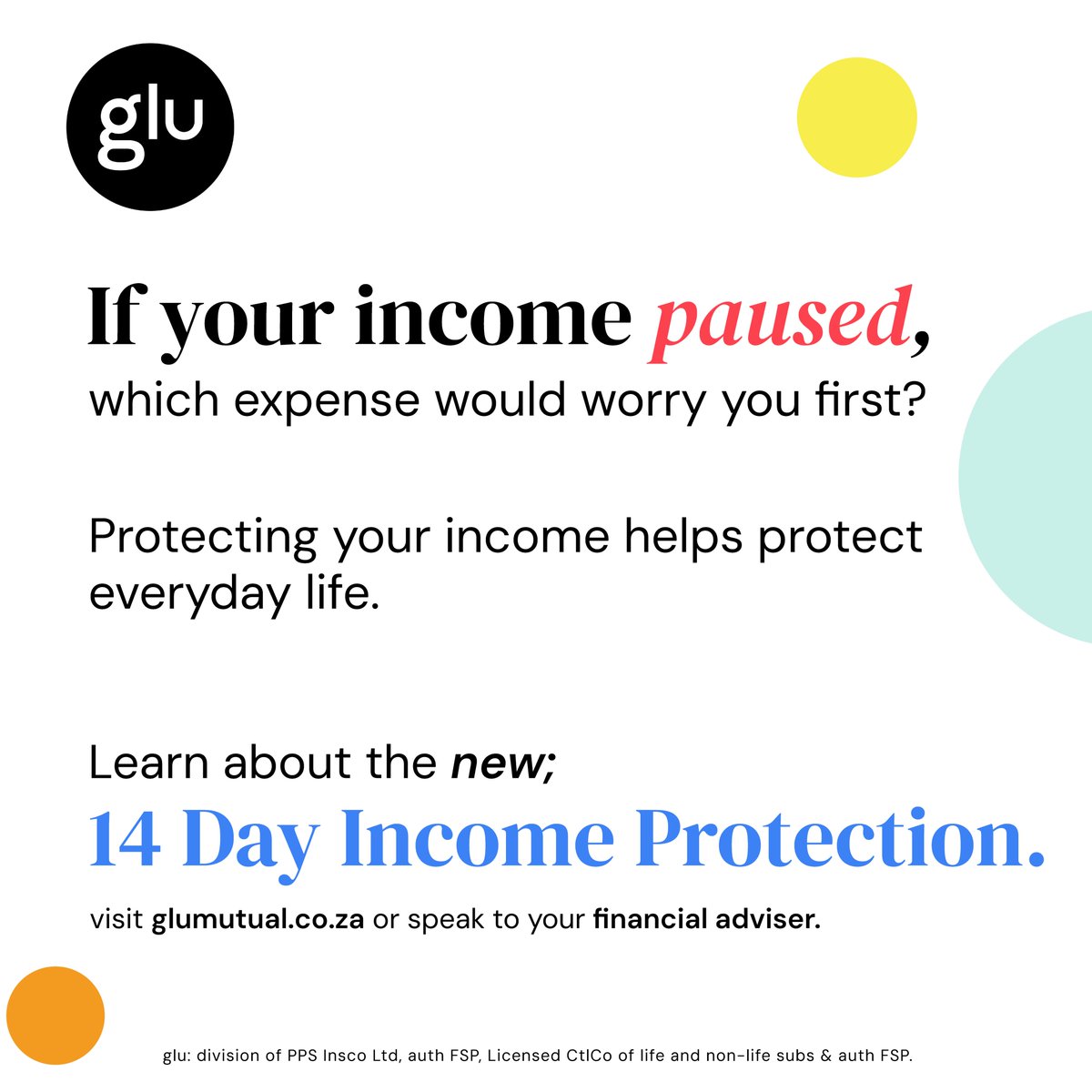 glumutual's tweet photo. If illness or injury meant you couldn’t work, would your financial plan be ready?

You don’t need to answer publicly. But it is worth answering honestly.

Speak to a glu accredited financial adviser about #glu’s new 14-day Income Protection.

#IncomeProtection https://t.co/3OpP8NFvh4