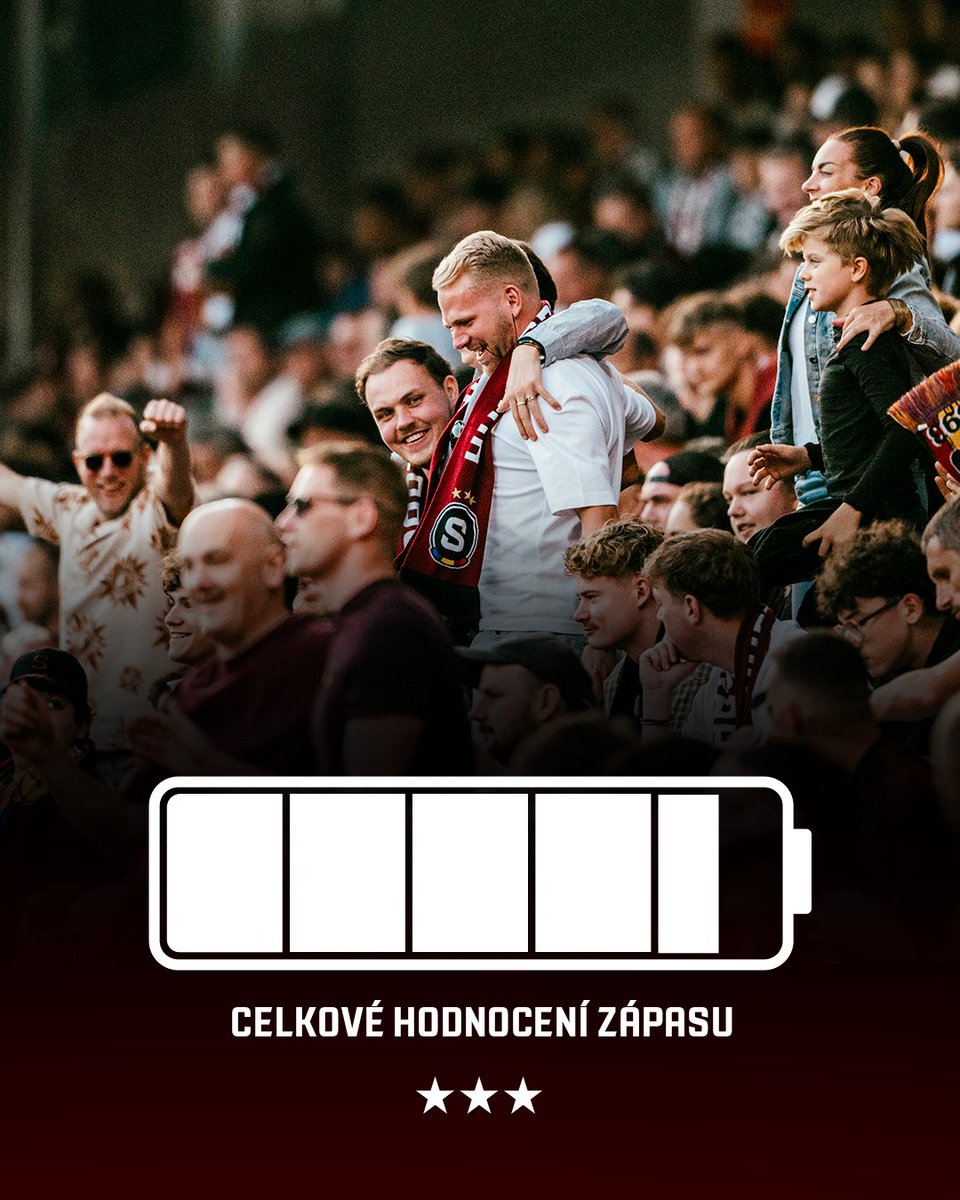SpartaBeyond90's tweet photo. Zápas získal v průzkumu celkové hodnocení 4,5 z 5 📊 https://t.co/3TZPU2NNlV