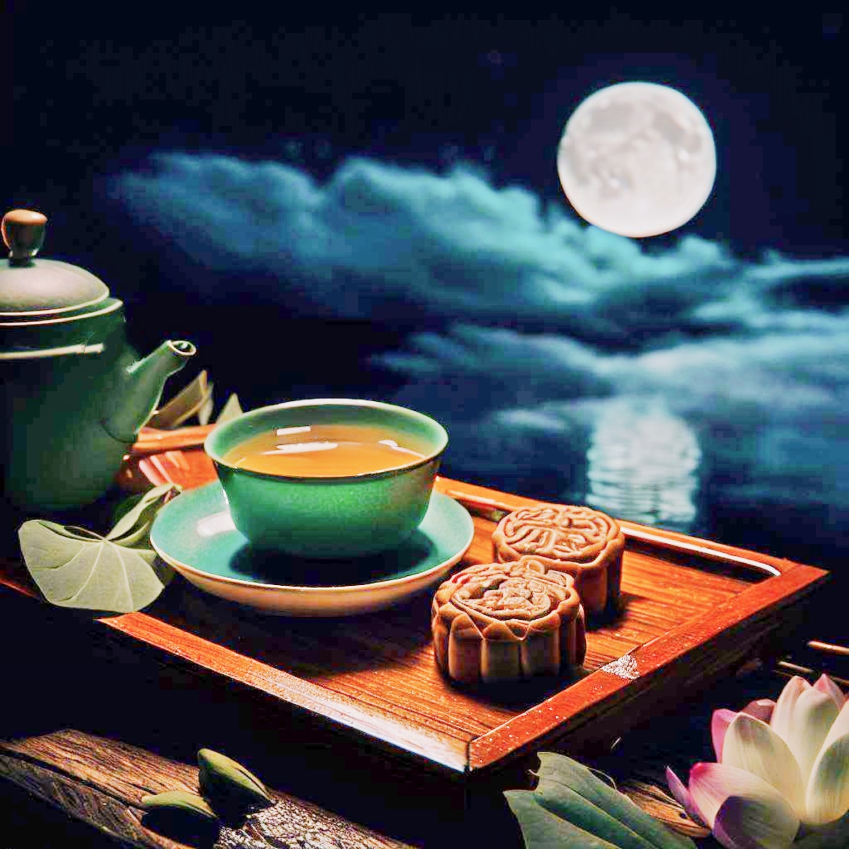 butz_jonas's tweet photo. The mid-autumn moon glows bright with every mooncake bite – a sweet, warm hug from home. https://t.co/eVgLA9ZbSd