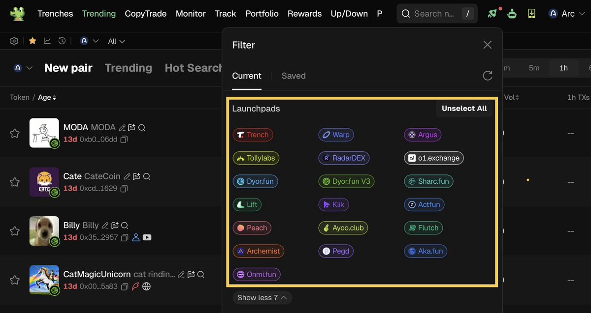 ism_sol's tweet photo. Siapin dana buat beli token dari launchpad yang paling rame dipake orang di @arc chain 👀

Gatau yg mana yg bakal menang tapi keknya yg pertama keluarin Stock pair bisa aja JP https://t.co/z7LbdyPFJQ