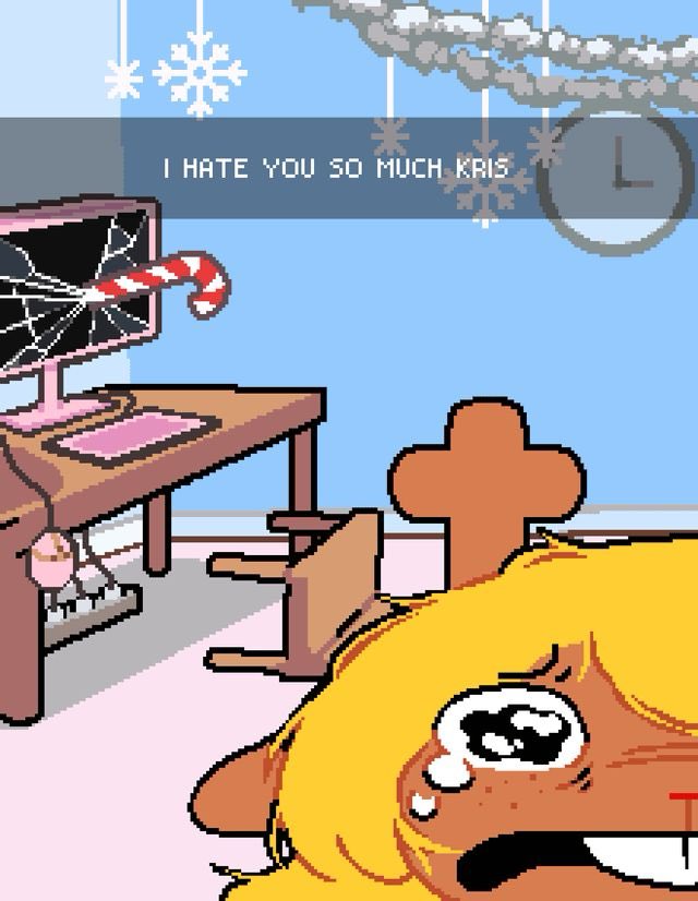 parodynews36's tweet photo. Kris said to play this game OoOOo
But I’m not gonna get scared!

WAAAAAAAAAAAAAAAAAAA
AAAAAAAAAAAAAAGHHHAAAA

*starts cryin* https://t.co/gpAAHHgR76