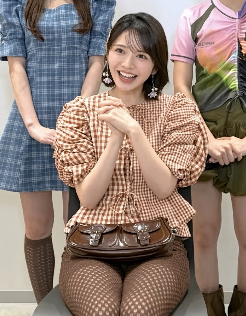 miiiiimo69's tweet photo. FRUITSZIPPER オレンジ色担当  鎮西寿々歌さん
太ももがエロすぎると話題に。
たしかに…… https://t.co/tYkaaOqr82