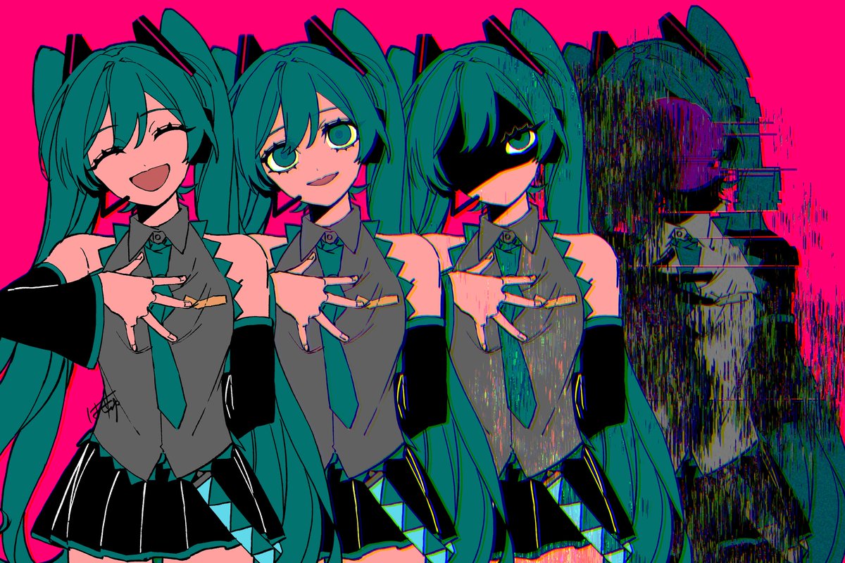 krkr_9Nosee_'s tweet photo. いいね順トップ４
嫌な顔するミクさんはやはり健康にいい https://t.co/AM1p9lnABj