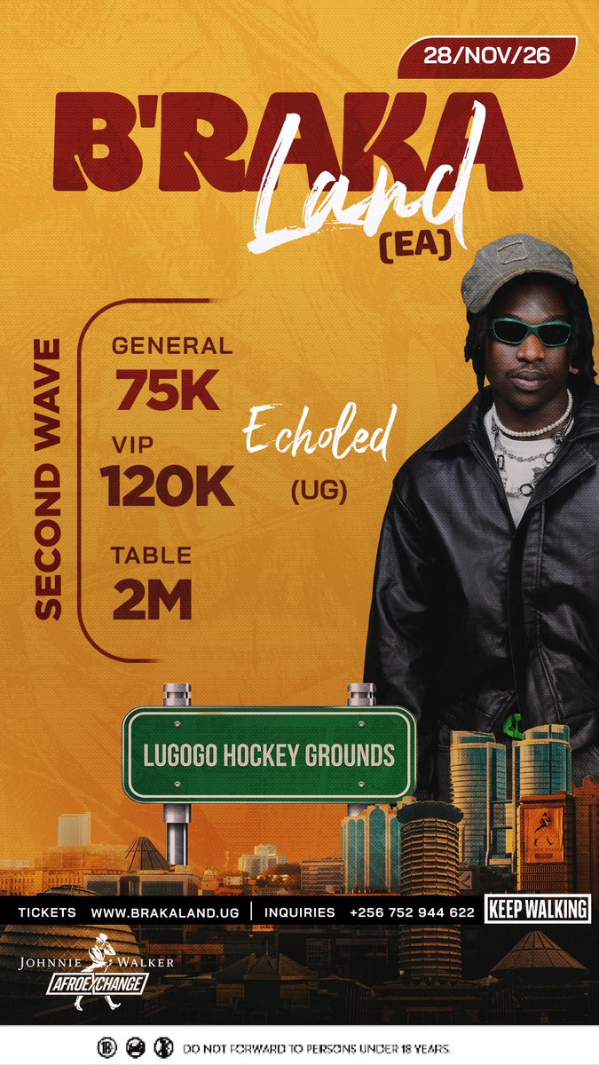 itsJoshuaBaraka's tweet photo. Introducing the next set of headliners at B’rakaland EA. @OrijinalJenesis X @ExpectXHAVI and @Echoled11 .
The future greats are here.🔥💯
Get your tickets now on https://t.co/1tKUcYl77O💪🏾🚀 https://t.co/eXhtkQaQlS
