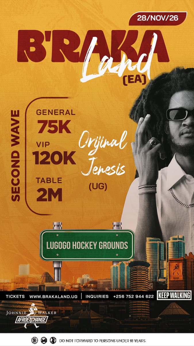 itsJoshuaBaraka's tweet photo. Introducing the next set of headliners at B’rakaland EA. @OrijinalJenesis X @ExpectXHAVI and @Echoled11 .
The future greats are here.🔥💯
Get your tickets now on https://t.co/1tKUcYl77O💪🏾🚀 https://t.co/eXhtkQaQlS