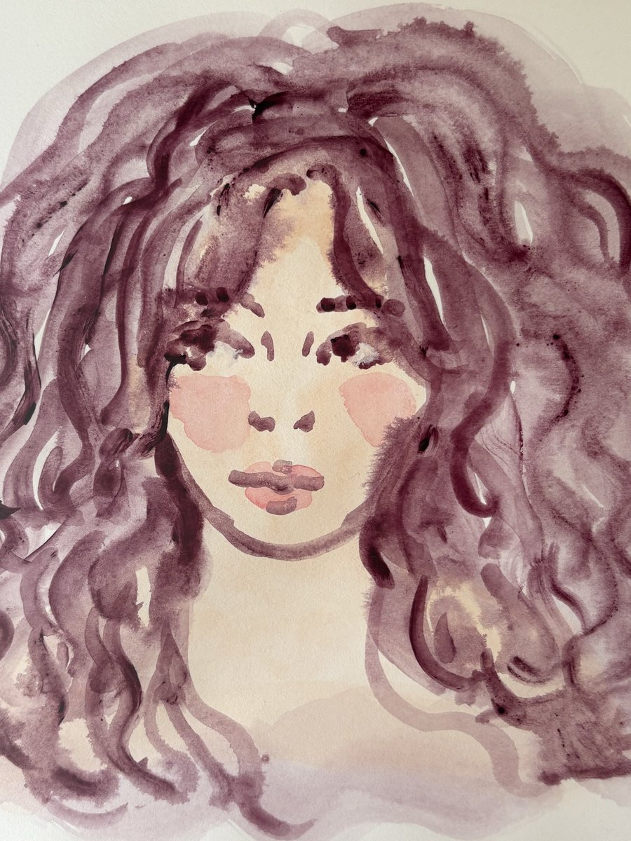 karariyoko's tweet photo. 今日のらくがき。モワモワな髪の毛
#illustration‌‌ #illustrator #portrait #portraitillustration #絵日記 #雨の日の髪の毛 https://t.co/Ia8W1YwRhk