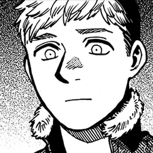 evil_leander's tweet photo. The cutest hungriest man. i love him so dearly. Laios Touden. I would do everything to give him so many kisses all over his face.he brings me so much comfort https://t.co/NKqBwgM9kH