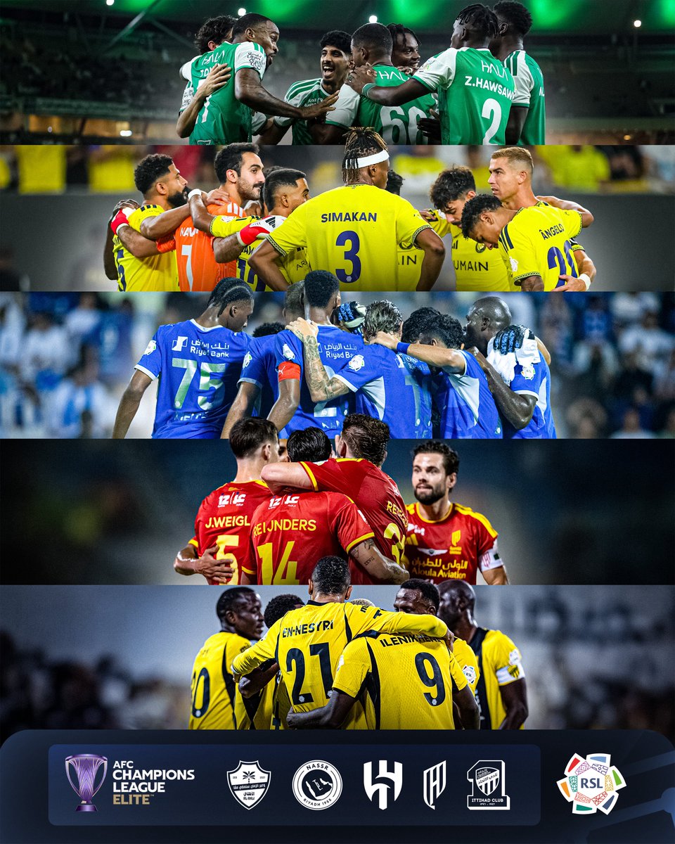 SPL's tweet photo. أمنياتنا بالتوفيق لفرق #دوري_روشن_السعودي المشاركة في #دوري_أبطال_آسيا_للنخبة 🌟🏆 https://t.co/KZDhM7AFXN