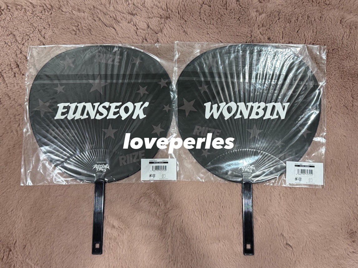loveperles's tweet photo. wts sell / ขาย 

RIIZE Fanmeet JP

♡ พัด อึนซอก eunseok , วอนบิน wonbin
- อันละ 300฿ 

📦 รวมส่ง
🧸 มือ 1 สั่งซื้อทาง dm ค่า

#ตลาดนัดriize https://t.co/azXYGJTStA