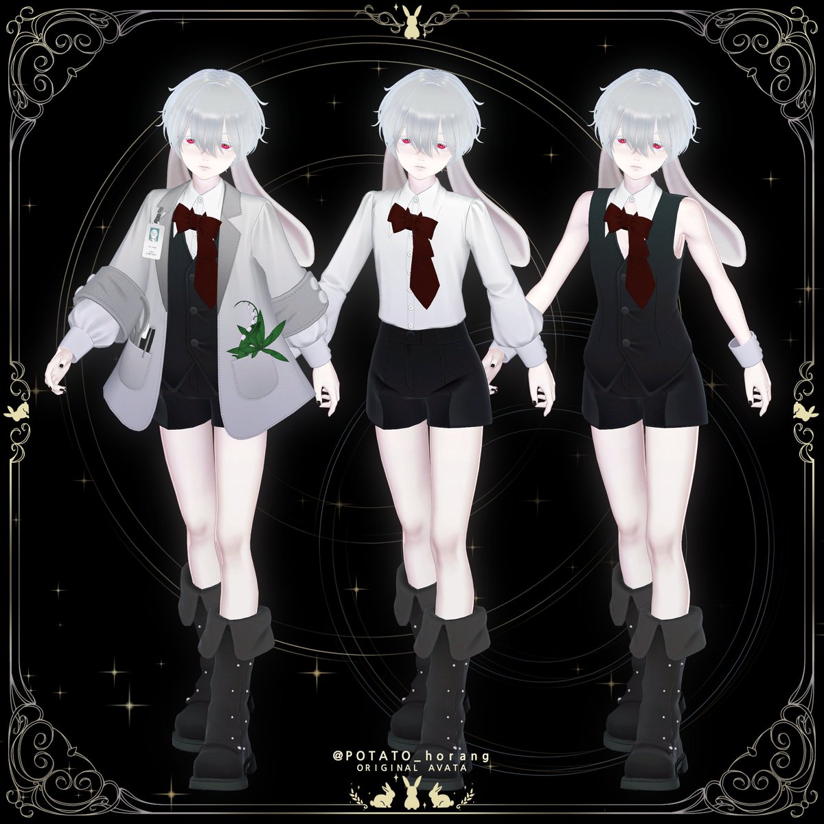 POTATO_horang's tweet photo. 🐇【 SILu 】シル 発売記念イベント  🐇

こんにちは！TOrangです。
初のオリジナルモデル【 SILu 】シルの発売を記念して、ささやかながらイベントを開催いたします！
記念セールとあわせて、抽選で3名様に【 SILu 】シルをプレゼントいたします！🤍

🔥 記念セール
2026年9月20日
5̴,̴5̴0̴0̴円 → 3,500円

2026年9月21日～9月23日
5̴,̴5̴0̴0̴円 → 4,500円

🎁 参加方法
【 @POTATO_horang 】をフォロー＆RP 🔁

⏰ 応募期間
～9月19日 23:59まで

📢 当選者発表
9月20日に、当選者の方へDMにてご連絡し、この投稿のスレッドでも発表いたします。
※DMを受け取れる設定にしていない場合、当選が無効となり、再抽選となりますのでご注意ください。
※非公開アカウントからのご応募は、確認ができないため対象外となります。

気に入っていただけましたら、ショップフォローや🤍で応援していただけると嬉しいです🐯
これからどうぞよろしくお願いいたします！
https://t.co/OslPod7qX7

#BOOTH #VRChat