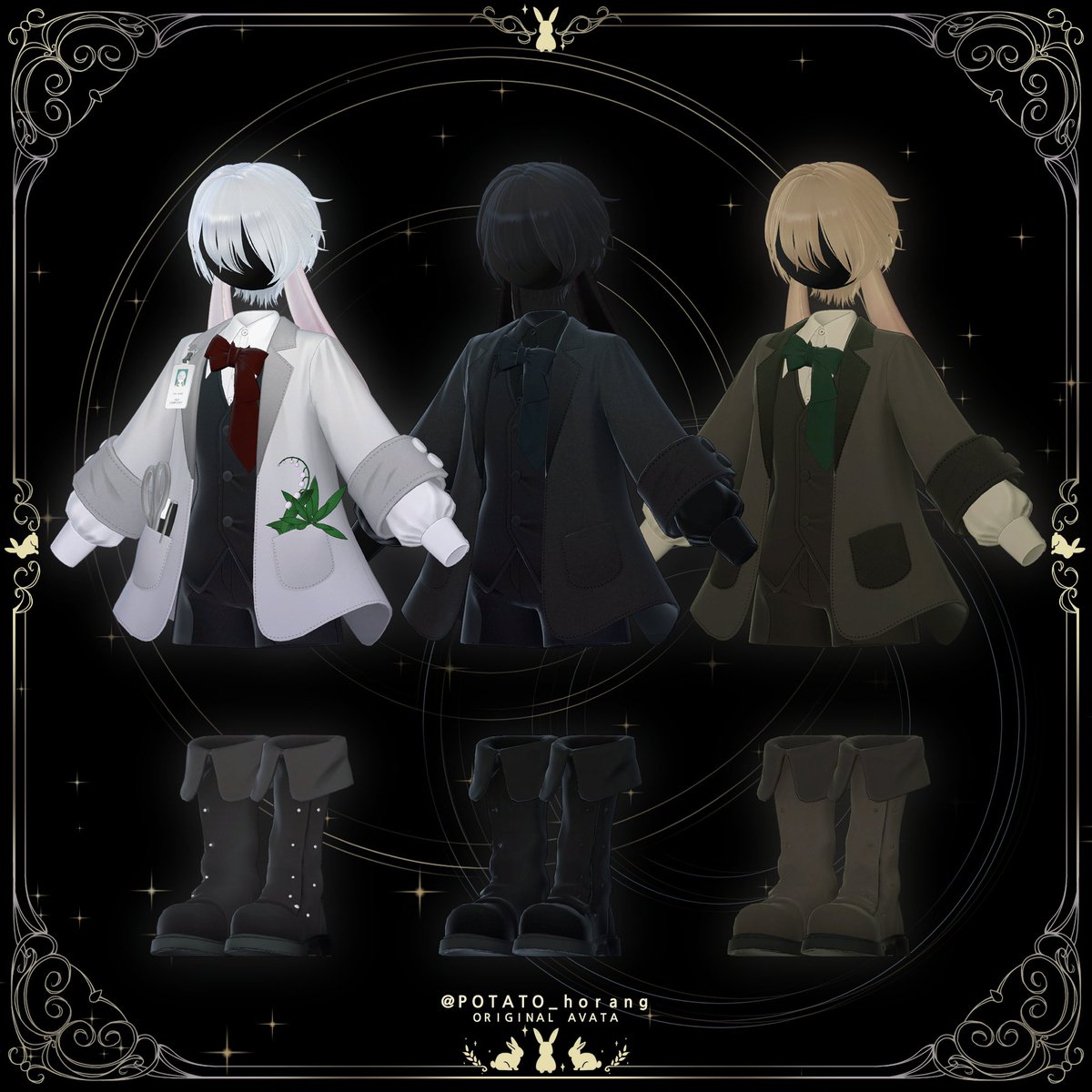 POTATO_horang's tweet photo. 🐇【 SILu 】シル 発売記念イベント  🐇

こんにちは！TOrangです。
初のオリジナルモデル【 SILu 】シルの発売を記念して、ささやかながらイベントを開催いたします！
記念セールとあわせて、抽選で3名様に【 SILu 】シルをプレゼントいたします！🤍

🔥 記念セール
2026年9月20日
5̴,̴5̴0̴0̴円 → 3,500円

2026年9月21日～9月23日
5̴,̴5̴0̴0̴円 → 4,500円

🎁 参加方法
【 @POTATO_horang 】をフォロー＆RP 🔁

⏰ 応募期間
～9月19日 23:59まで

📢 当選者発表
9月20日に、当選者の方へDMにてご連絡し、この投稿のスレッドでも発表いたします。
※DMを受け取れる設定にしていない場合、当選が無効となり、再抽選となりますのでご注意ください。
※非公開アカウントからのご応募は、確認ができないため対象外となります。

気に入っていただけましたら、ショップフォローや🤍で応援していただけると嬉しいです🐯
これからどうぞよろしくお願いいたします！
https://t.co/OslPod7qX7

#BOOTH #VRChat