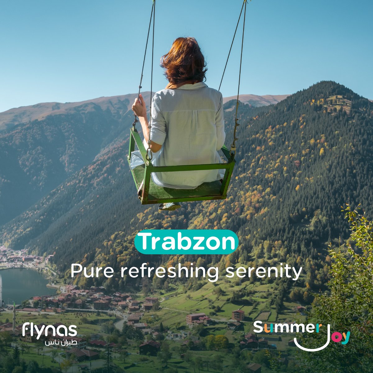 flynas's tweet photo. Who can resist Trabzon's cool breeze and lush green mountains this summer?
Book your flight now & fly with #flynas 🌿✈️
https://t.co/y0QVkGyEpm
#SummerJoy https://t.co/yZgqmOuPXo