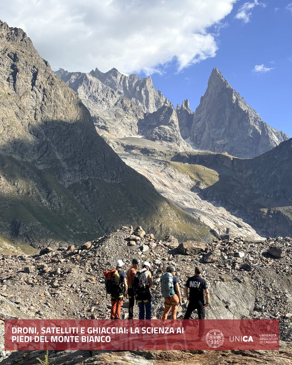 univca's tweet photo. Conclusa a Courmayeur la 6ª Remote Sensing Summer School! 🛰️🏔️25 giovani ricercatori da tutto il mondo a lezione tra droni, satelliti e ghiacciai, dal Miage a Punta Helbronner (3.462m), per studiare il clima e la criosfera.  #RemoteSensing #MonteBianco #ClimateChange #Courmayeur https://t.co/NBXvv89c9s