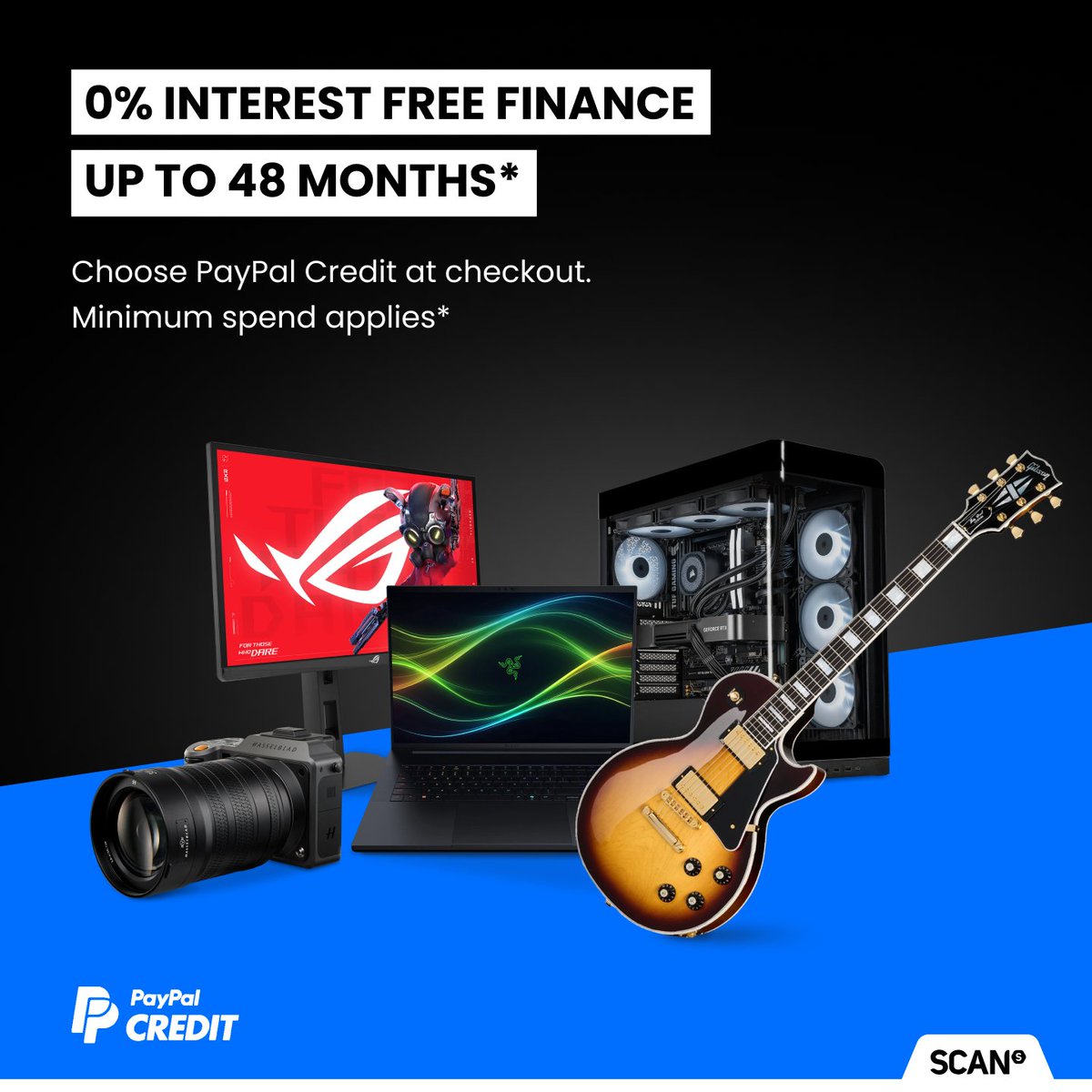 ScanComputers's tweet photo. Still thinking about that upgrade? 👀

Don’t forget, you can spread the cost with up to 48 months 0% interest-free finance when you checkout using PayPal Credit.

Upgrade now. Pay over time.

Shop here 👉 https://t.co/y8nkqJEabH

*Minimum spend applies. Full T&Cs: https://t.co/mtse5H61DF