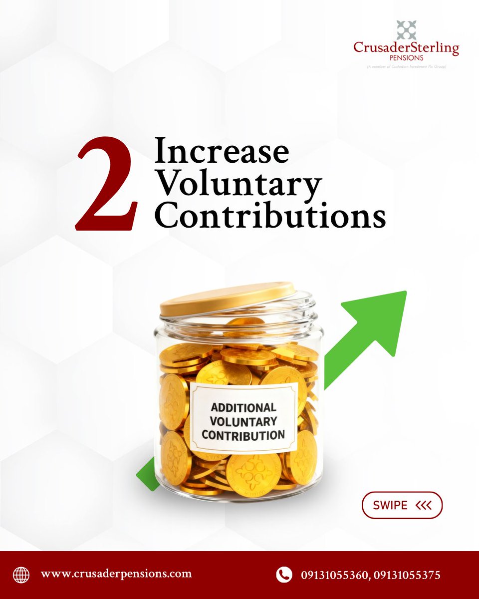 CSPensions's tweet photo. Happy New Week MVP!

Swipe to see 5 financial moves to make before you turn 50. 

#CrusaderSterlingPensions https://t.co/elLkxmwgzD