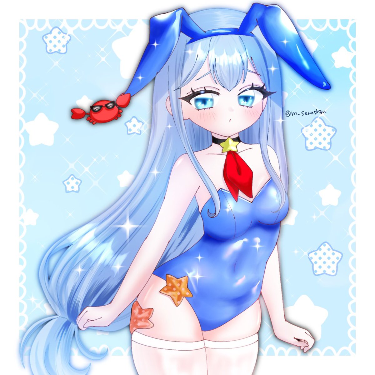 m__seraphim's tweet photo. ・

バニー アンカー💙🐚🐇⸝⋆

 #NIKKEfanart  #NIKKE https://t.co/2Tiej5kO3n