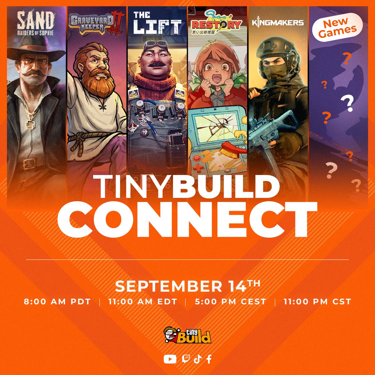 FriendlySara8's tweet photo. I am excited to share that I will be restreaming tinyBuild connect today at 5pm CEST / 11am EDT.
Join me for the restream over on Twitch! https://t.co/aXQwTArW4z

Let's check out what awaits us from tinyBuild!
#tinybuild #tinybuildcreator https://t.co/esjTbRQZew