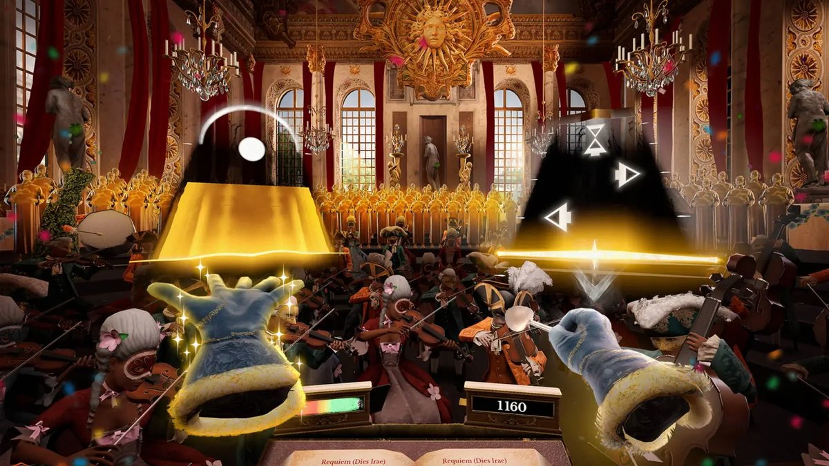 Microids_off's tweet photo. Ready to turn your Joy-Con into a conductor’s baton? 🪄✨

Maestro brings the Parisian opera house to your living room on September 17 with its physical edition on Nintendo Switch! Conduct Beethoven, Star Wars, Attack on Titan & more! 🎶

Pre-order your copy now: https://t.co/v77rBuUQNx