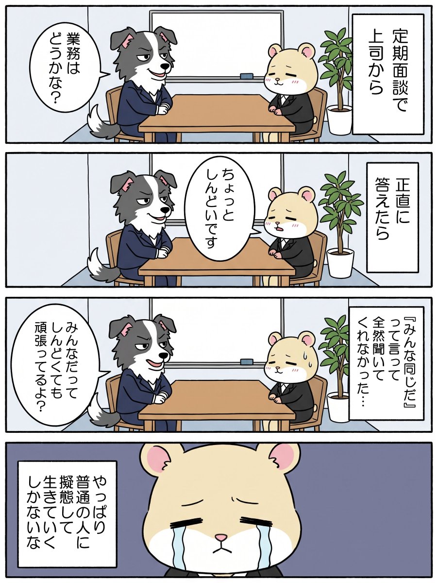 utuhamunikki's tweet photo. 「みんな頑張ってる」のみんなとは？ https://t.co/W4EdqMDwYm