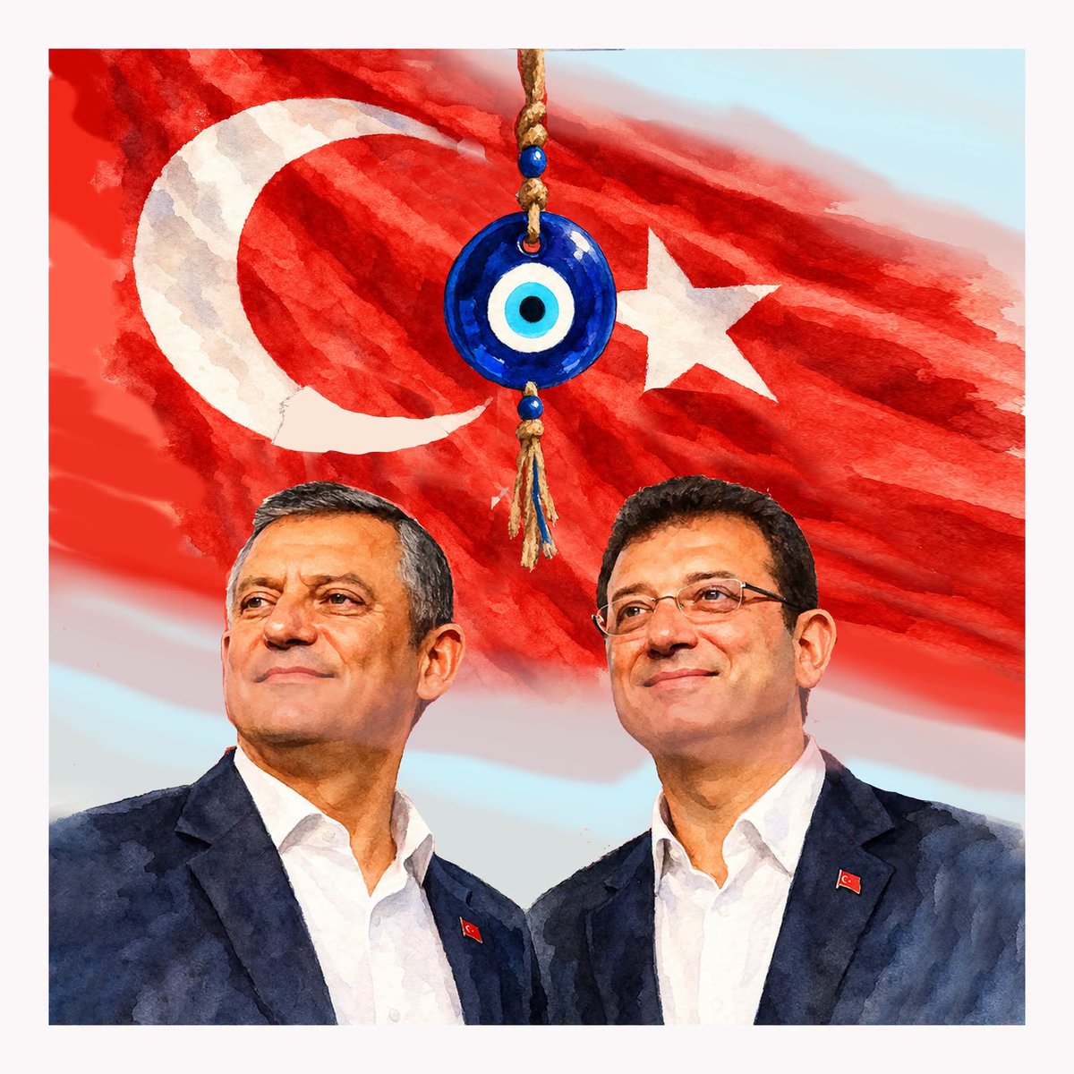 kalenderenk's tweet photo. Bugün içimden böyle geldi... #uğurdündar #imamoğlu #özgürözel #türkiye #cemalenginyurt https://t.co/xyLo8TgSNU
