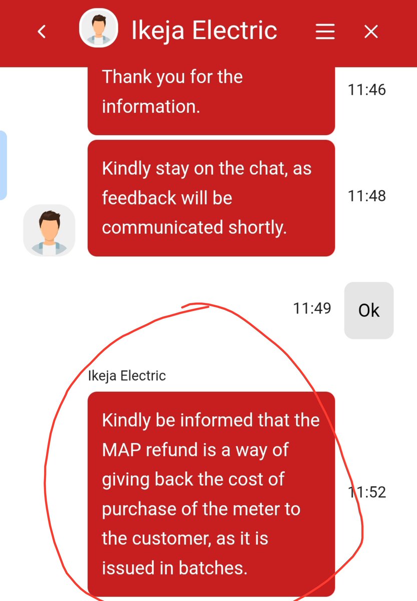 BlessedKing1234's tweet photo. @woye1 Attention : Sir @woye1,

Here is @IkejaElectric response to my inquiry with respect to the subsidy eligibility and allocation. Please assist to confirm if the subsidy is to pay down on the cost of the meter or for regular electricity usage? https://t.co/J2FxEuG8sa