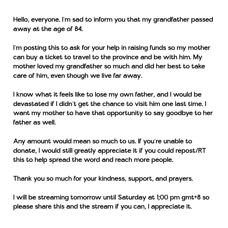 kenishirovt's tweet photo. 🕊️ EMERGENCY FUNDRAISER https://t.co/UcJgF2xkDO