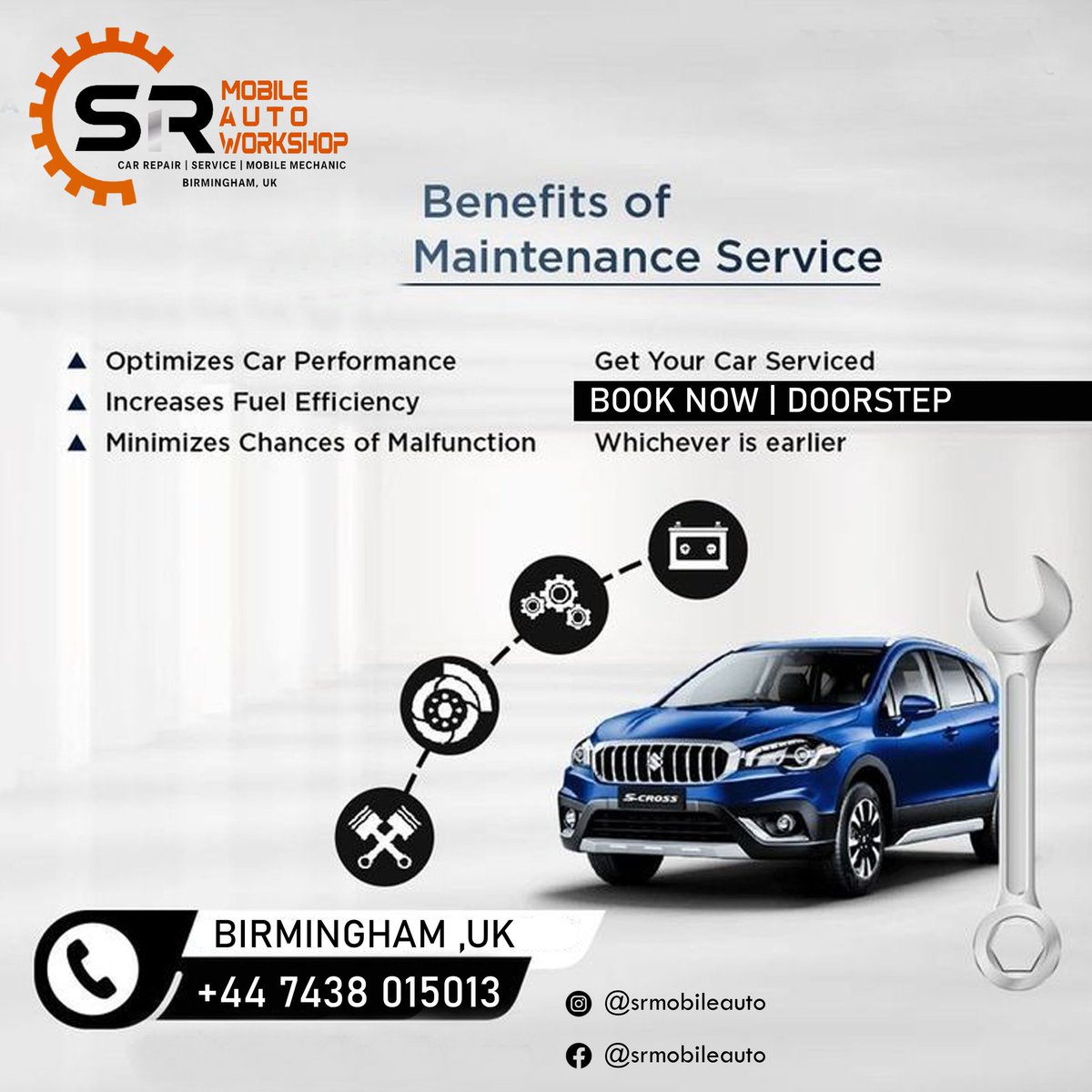 AnissaBott2vb's tweet photo. Expert car servicing at your doorstep across Birmingham. Oil changes, filter replacements, and more—done with care, precision, and punctuality. Improve performance, fuel efficiency, and reliability. Call or WhatsApp: +44 7438 015013 https://t.co/V2qSZcfq9O