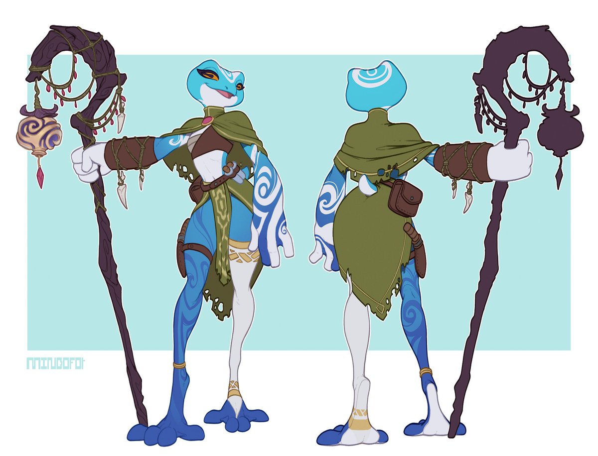 Mindofor's tweet photo. It's rare for me to do character design commissions, but I'm really proud of this one https://t.co/dZNJoi63Hu