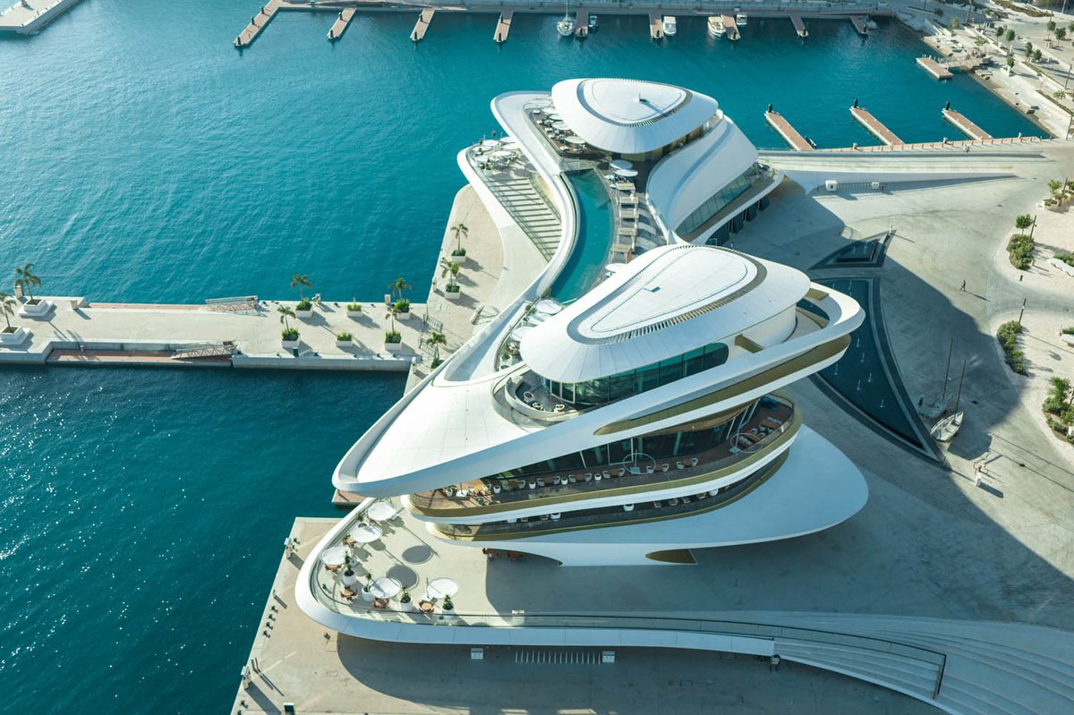 JohnPagano's tweet photo. AMAALA Yacht Club is officially open, putting the Saudi Red Sea on the global yachting map @AMAALA.

Powered 100%  by renewable energy &amp; with 119 berths, it brings together luxury, wellness and #regenerativetourism in a way that is unique anywhere in the world. #AMAALAYachtClub https://t.co/nUpMivTZUU