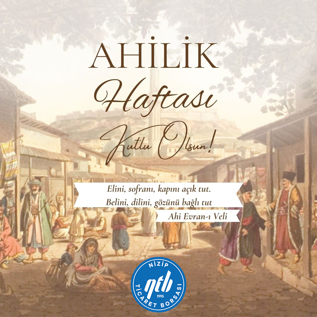 ibrahimsarintb's tweet photo. Birçok medeniyete örnek olan; sevgi, dürüstlük, dayanışma, hoşgörü, akıl ve bilginin sanatla yoğurulduğu Ahilik kültürünü geçmişten günümüze yaşatan tüm esnaf ve sanatkârlarımızın #AhilikHaftası kutlu olsun. https://t.co/uusnj6JQrS