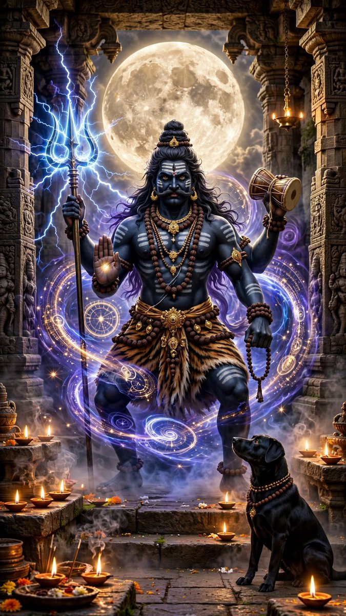 DoliSahadad's tweet photo. 🌑🔱 When Time Itself Trembles… Bhairava Awakens. ⚡🕉️
#Bhairava #KaalBhairav #Mahadev #LordShiva #Mahakal #HarHarMahadev #Trishul #Shiva #SanatanDharma #HinduMythology #DivineEnergy #CosmicShiva #AIArt #AIGenerated #Viral #X https://t.co/2vAwStUNWp